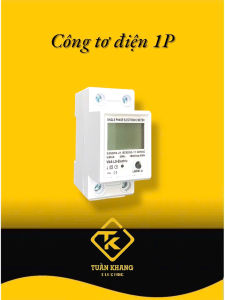 Công Tơ Điện Tử 1 Pha 5(80)A -Có nút reset - Đo Chính Xác – Hiển Thị Rõ Ràng – Tiết Kiệm Không Gian