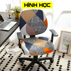Bộ vỏ bọc ghế văn phòng ngồi máy tính thoáng mát co giãn nhiều màu sắc  vải dày