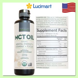 Dầu MCT hữu cơ Organic MCT Oil Viva Naturals [Hàng Mỹ]