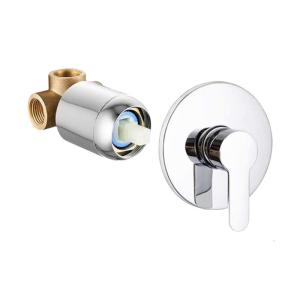 Styles Shower Valves set Single Handle Shower Systems Elegant Shower Valves with Trim set 10cm Length Handle for House