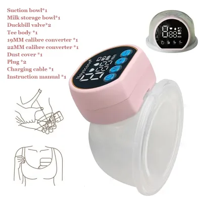 Brett-Electric breast pump portable wearable hands-free painless invisible integrated breast pump Massager Wireless Silent Pump