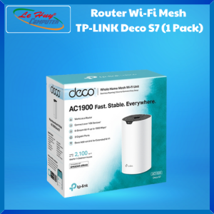 Router Wifi Mesh TP-Link Deco S7 (1 pack)/ (2 pack) băng tần kép AC1900 - Hàng Chính Hãng