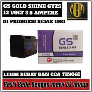Aki Motor BEAT FI ESP KARBU GS GoldShine GTZ5 Aki Kering