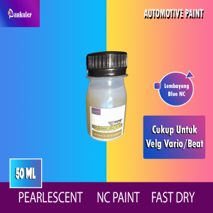 Cat Lembayung Biru Blue NC Ukuran Botol 50 ml - PANKALER - Aerox Beat New Vario Scoopy Mio FIno Velg