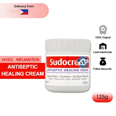 100% AUTHENTIC SUD0CREM Antiseptic Healing Cream Baby Skin Nappy Rash Relief 125g