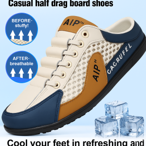 Breathable And Comfortable Men’ s Slip On Sneakers