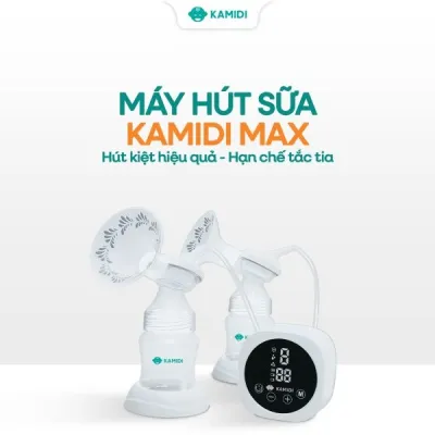 Máy hút sữa điện đôi Silicone Kamidi Max