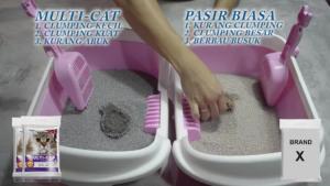 CLUMPLUS Multi Cat Litter 7KG Pasir Kucing Murah