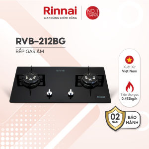 Bếp gas âm Rinnai RVB-212BG Hàng chính hãng
