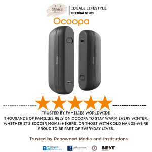 OCOOPA UT2S Mini Magnetic Hand Warmers 5200mAh Rechargeable Electric Pocket Heater Dual Portable USB-C Fast Heating 3 Levels Winter