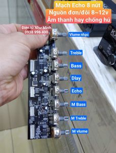 Bo Echo 8 nút chuyên dòng Loa kéo - âm thanh cực hay