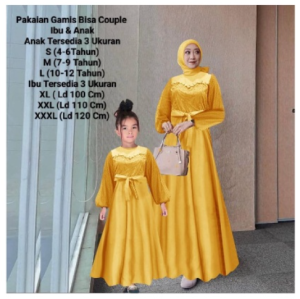 PRODUK TERBARU/PAKAIAN GAMIS BISA COUPLE IBU DAN ANAK MAXI/MAXI AMBERLI DRESS 3 SIZE XL-XXL-XXXL/AMBERLI KIDS 3 SIZE S-M-L