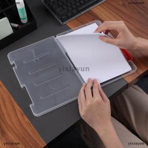 [COD] yixiayun Six Colors A4 A5 File Box Clear Desk Document Paper Organizer Storage Office School Accessories For Children And Adults