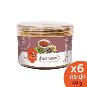 J-Lek (เจ๊เล็ก) น้ำพริกนรกกุ้ง ขนาด 40 กรัม