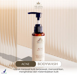 TRUJIVA Acne Body Wash 95ml - Sabun Mandi Anti Jerawat Badan & Menghaluskan Kulit
