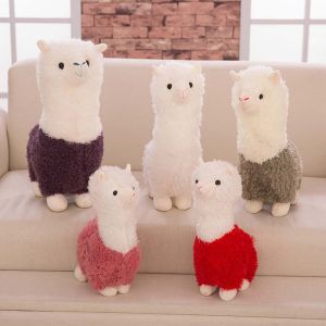TESDFD Kids Gifts Birthday Gifts Home Decoration Alpaca Cotton Sheep Alpaca Plush Toys Plush Doll Plush Animal Toy Stuffed Toys