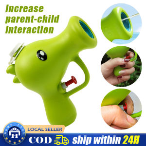 Cute Kid Water Guns Summer Outdoor Beach Splash Toys Cartoon Pea Shooter Beach Water Battle Props Baby Swimming Pool Bath Toys