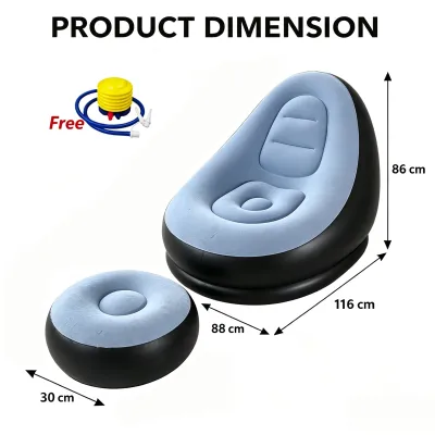 6Color Lazy sofa single bean bag tatami bedroom balcony lounge chair sofa bed folding inflatable