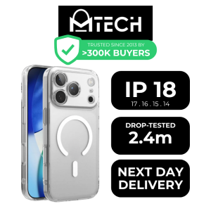 MTech Protection iPhone 18 17 16 15 14 Pro Max Air Mag Safe Case 13 Plus Samsung S26 S25 S24 S23 S22 Ultra Transparent Magnetic Clear