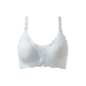 Nursing Bra - Wireless Button Opening for Pregnancy & Breastfeeding Support