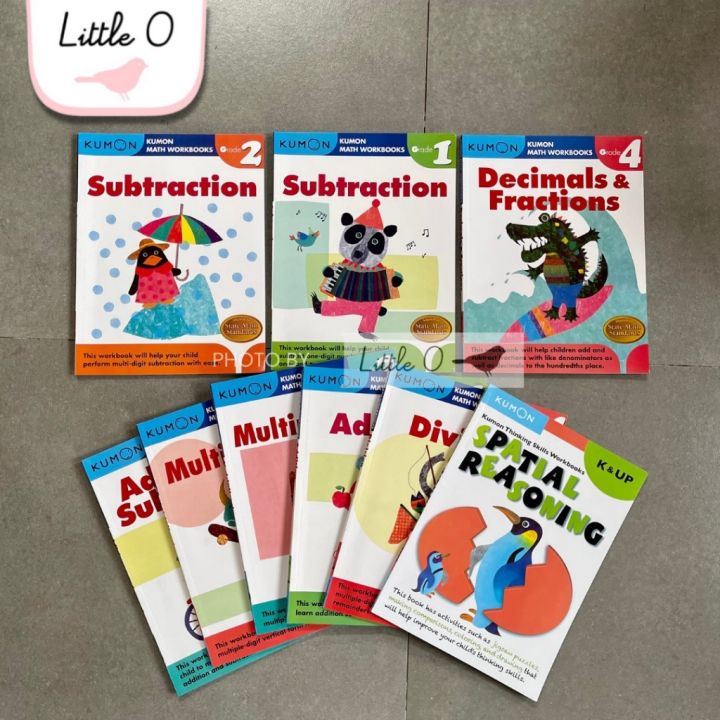 Kumon Math Workbook Buku Latihan Matematika Anak SD Grade 1 2 3 4 Kumon ...