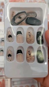 M38 Bộ 24 móng tay giả thiết kế nail giả đẹp có sẵn keo dán