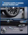 Tire Inflator Portable Air Compressor, Faster Inflation Cordless Car Air Pump with Tire Pressure Gauge, One Click Smart Air Pump Tire Inflator, 150PSI Air Compressor Motorcycle for Car, Bicycle, Ball. 