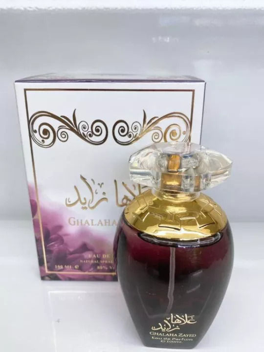 Ghalaha Zayed Parfum Long Lasting Perfume for Women 100ml Floral