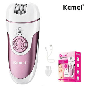 KM-1307A Travel Mini Epilator Facial Face Pubic Hair Removal Body Hair Rechargeable Portable Shaver Pencukur Bulu Ketiak