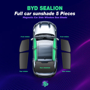 BYD Sealion6/7 – ShopPark Magnetic Custom Fit Car Window Sunshade High-Density Mesh Sun Protection Easy Install