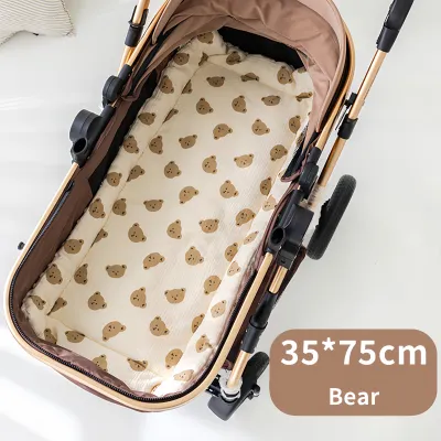 Baby Mattress 100x60cm Thick Washable Breathable Cotton Lining Newborn Baby Mattress