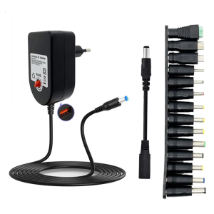 3-12V 36W Switching Power Supply Adapter with 14 Connectors AC100-240V to DC5521 for Multiple Devices