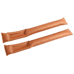2pcs Sumbat Celah Mobil Strip Bantalan PU Kulit Kursi Aksesori Interior Mobil