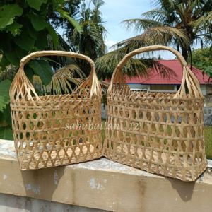 Keranjang bambu hampers / keranjang parcel lebaran idul fitri