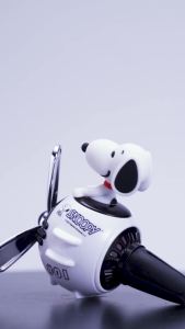 Car Air Fresheners Duck Pilot Cute Car Diffuser Rotating Propeller Auto Air Outlet Creative Car Perfume Air Fresheners for Cars