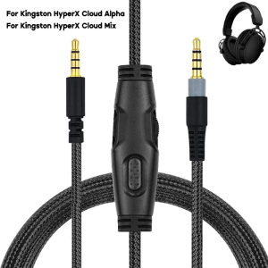 Upgraded Extension Cable with Mute&Volume Control Wire for HyperX Cloud Headphones Cable Immersive Gaming Experience