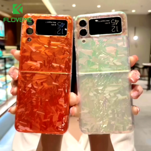 FLOVEME Bling Glitter Phone Case For Samsung Galaxy Z Flip 3 5G Matte Ultra Thin Shining Shockproof Back Cover For Galaxy Z Flip 3