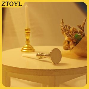 ZTOYL 1 cặp 1:12 Dollhouse thu nhỏ người giữ nến nến nến mô hình trang trí nội thất đồ chơi nhà búp bê phụ kiện