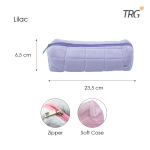TRG Soft Pouch Zipper Pencil Case PC-288 - Tempat Kotak Pensil Bulu Lembut Alat Tulis TRG