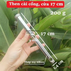 Then Cài Cửa Cổng thanh chốt cửa Thép mạ Niken 17 & 22 & 28 cm