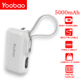 Yoobao Q11 5000mAh Power Bank Mini Size Design Fast Charging with Digital Display. 
