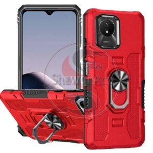 Casing Untuk Vivo Y02/Y02T Case Robot Hit Eye Whit Ring Transformer Phantom Hybrit Armor Terbaru