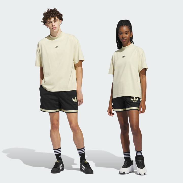 adidas บาสเกตบอล กางเกงขาสั้น Unisex สีดำ IM9643 | Lazada.co.th