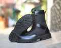 Sepatu PDL TNI Polri Tentara Polisi Safety Pria Boots Tinggi Ujung Besi. 