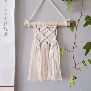 Nordic/INS style hand-woven wall hanging tassel ornaments childrens room decoration hanging living room background