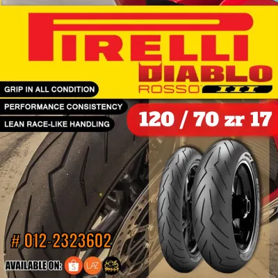 Tayar Tyre Pirelli Diablo Rosso 3 III ZR