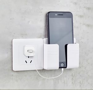 ( BISA COD ) PROMO RAK GANTUNG HP CHARGER REMOTE TEMPEL TEMBOK / CELL PHONE HANGER TEMPEL / RAK GANTUNG REMOTE AC TV HP / HOLDER PHONE CAS TEMPEL DINDING HOOK HANDPHONE
