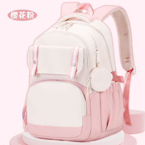 กระเป๋าเป้ Labubu น่ารักสำหรับเด็กผู้หญิง กระเป๋าเป้สะพายหลังขนาดใหญ่สำหรับเด็กนักเรียนประถม