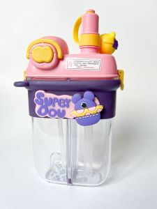 S1 Botol Minum 2 sisi bahan tebal/ Botol minum anak bahan tebal BPA FREE 800ML
