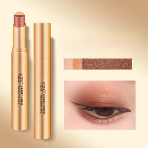 【MISUIY】Golden Diamond TriColor Eyeshadow/[A Touch of Three Colors] Golden Diamond Three-Color Eyeshadow Stick Waterproof Smudgeproof Non-Fade Highlight Transitional Shadow Color Stick